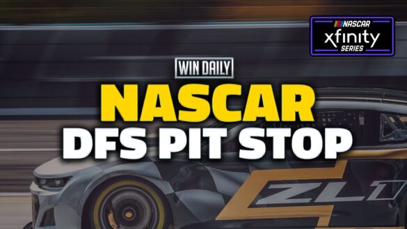 NASCAR DFS Pit Stop Rankings Xfinity Series Michigan 8 17 24 WIN