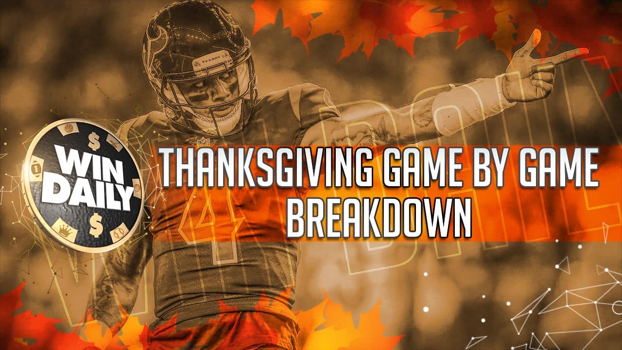 NFL Thanksgiving Day Game By Game Breakdown Win Daily Sports