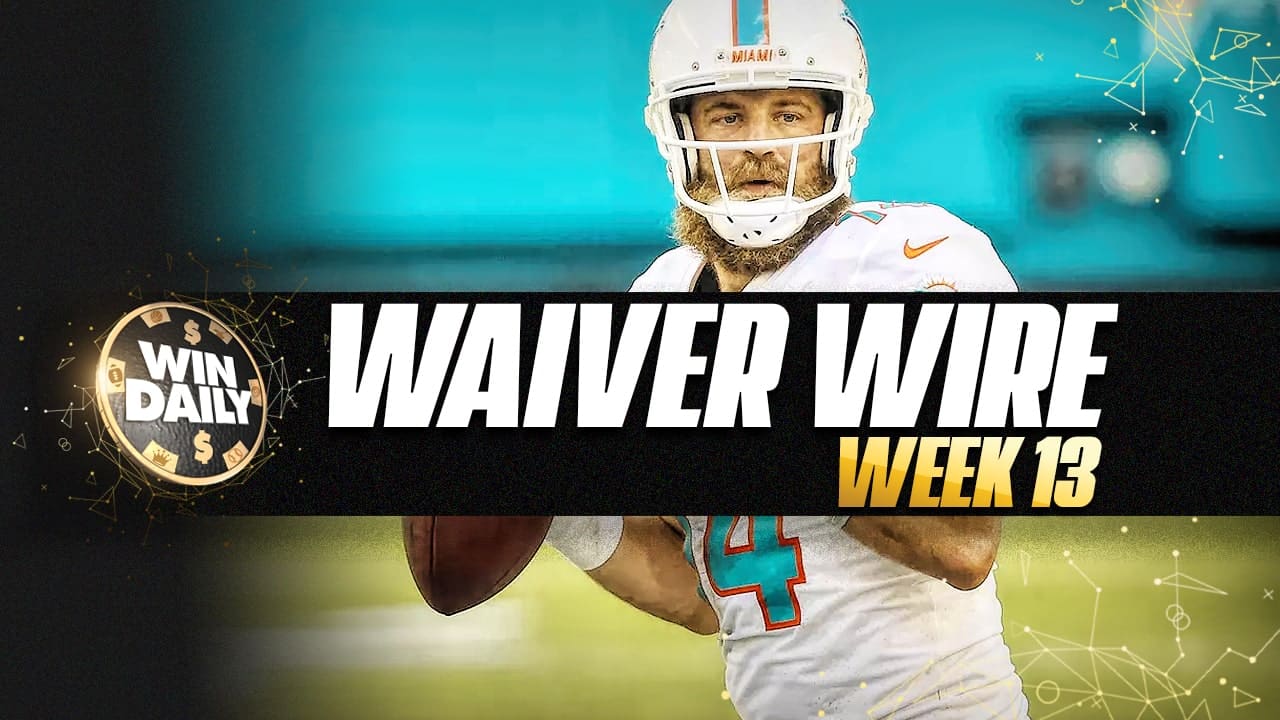 NFL Waiver Wire Week 13 Win Daily Sports
