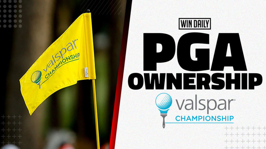 The Valspar Championship Final Ownership Projections Win Daily Sports