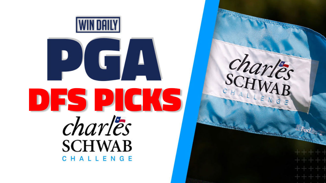 PGA DFS Picks Charles Schwab Challenge Win Daily Sports