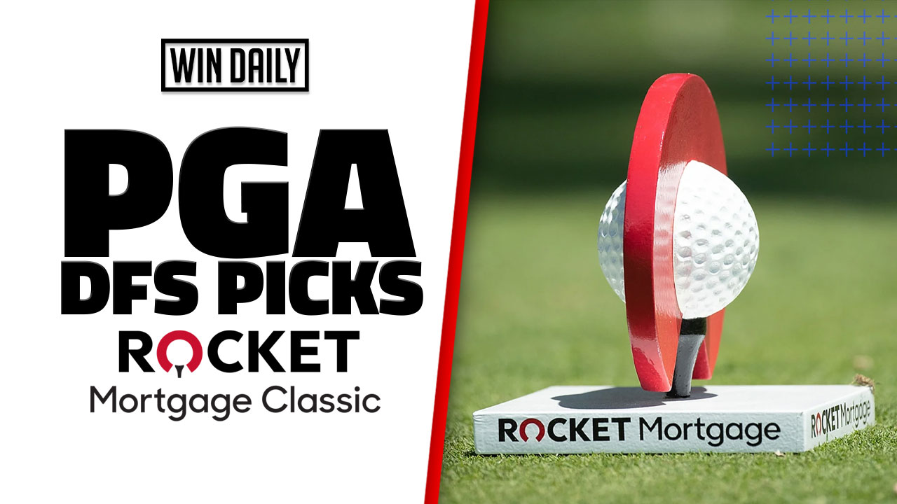 PGA DFS Picks Rocket Mortgage Classic Win Daily Sports