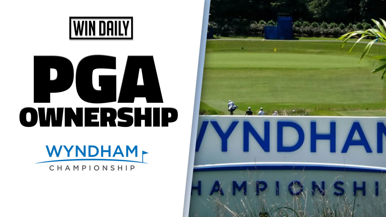 The Wyndham Championship Final Ownership Projections for DraftKings