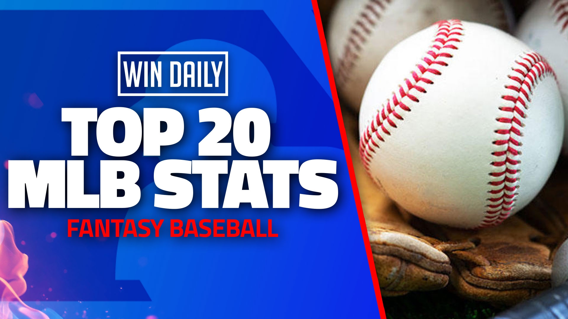 Glossary of Top 20 MLB Statistics for Fantasy Baseball Win Daily Sports