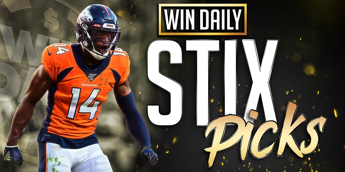 Stix Picks for NFL DFS Week 3 - WIN DAILY®