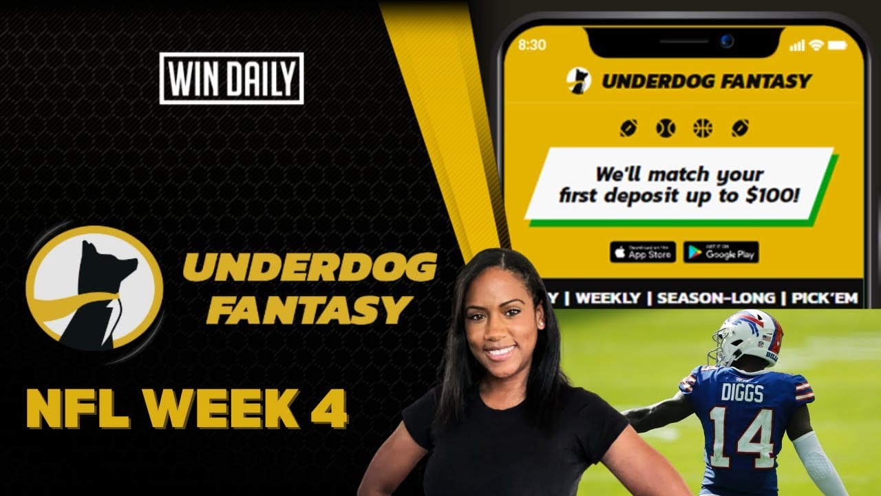 NFL Week 4 Underdog Pick'ems for Thursday Night Football Include