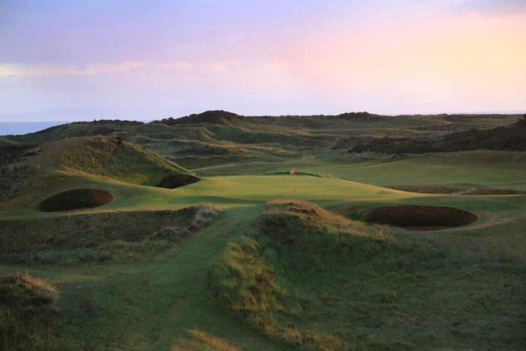 Postage Stamp at Royal Troon host of the British Open